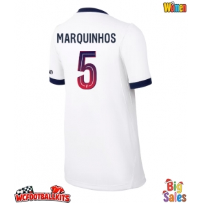 Paris Saint-Germain Marquinhos #5 Replica Away Stadium Shirt for Women 2026-27 Short Sleeve